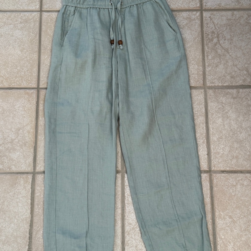 Tombolo Linen Drawstring Pants